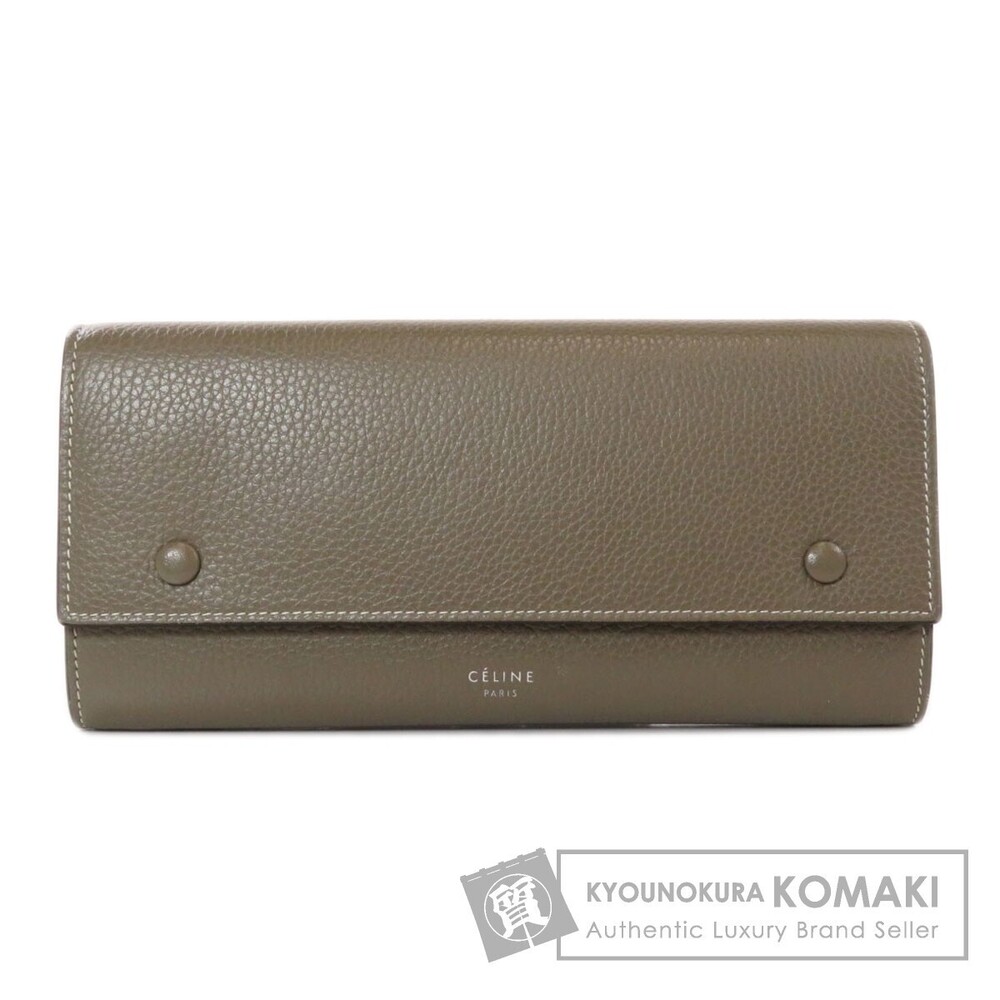 Celine Multifunction Flap Leather Wallet Long Calfskin - Picture 2 of 8